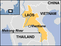 Click for a detailed map of Laos